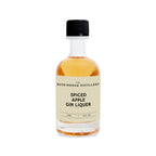 Bottle of Spiced Apple Gin Liqueur from The Buckingham Distillery on a white background